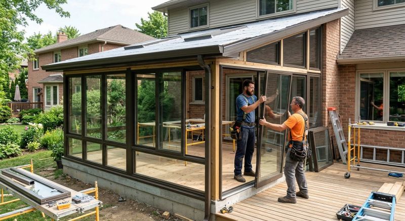 Patio Enclosure Installation in Asheville, NC