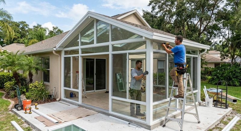 Sunroom Addition Construction in Dallas, TX