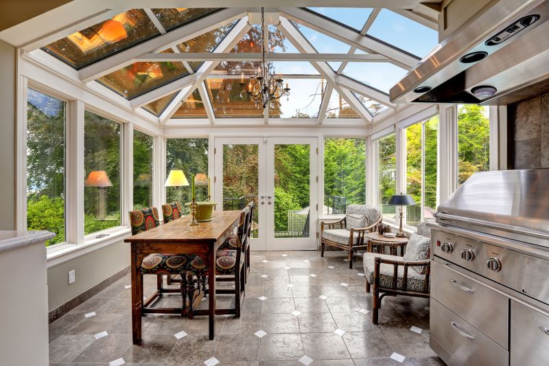 Glass-Enclosed Sunroom